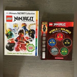 Lego ninjago books EUC
